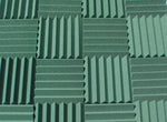Easy Mount Acoustic Foam Kit - 12x12x2" Acoustic Foam Panels With Adhesive - Wedge Style - 4 Pack