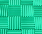 Easy Mount Acoustic Foam Kit - 12x12x2" Acoustic Foam Panels With Adhesive - Wedge Style - 4 Pack