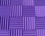 Easy Mount Acoustic Foam Kit - 12x12x2" Acoustic Foam Panels With Adhesive - Wedge Style - 4 Pack