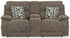 Joya - Power Headrest Power Lay Flat Reclining Console Loveseat With CR3 Heat/Massage/Lumbar/ZG