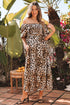 Emery Leopard Bubble Sleeve Maxi Dress