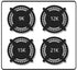 Kucht 30" 4 Burners Stainless Propane Cooktop KFX309T/LP-B