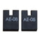 Clarke B2 Sanding Edger AE08 Brush Set of 2 Without Wire