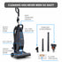 Prolux Phantom Bagged Upright Sealed HEPA Pet Vacuum for Home