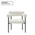 Upholstered Accent Dining Chairs With Armrests (Set of 2)