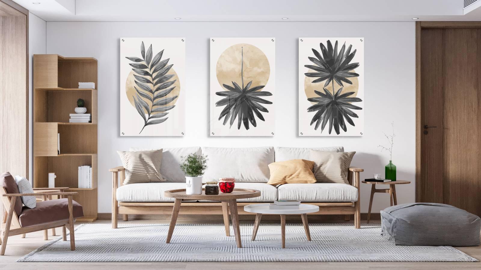 Aesthetic Design Set of 3 Prints Modern Wall Art Modern Artwork