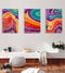 Aesthetic Wall Art Set of 3 Prints Modern Wall Art Modern Artwork