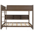 Bunk Bed With Storage Cabinets And USB Ports