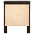 Carlton 2-drawer Nightstand Cappuccino