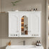 Wall Mount Mirror Cabinet With Adjustable Shelves, Soft Closing Hinges