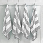 Cotton Velour Cabana Stripe Beach Towel - Novia Collection