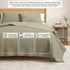 100% Cotton Honeycomb Waffle Garment Washed Quilt Set - Genevieve Collection