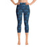 Blue Sky Capri Leggings with Pockets