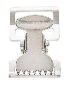 Alligator Buckle Tourniquet Spring Action Buckle 1" Stainless Steel Clamp | 4 PACK