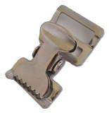 Alligator Buckle Tourniquet Spring Action Buckle 1" Stainless Steel Clamp | 4 PACK