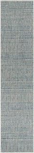 Novato Aqua All Over Pattern Performance Rug
