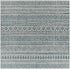 Novato Aqua All Over Pattern Performance Rug