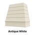 Wood Range Hood With Tapered Shiplap Front and Block Trim - 30", 36", 42", 48", 54" and 60" Widths Available