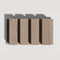 Exterior Wood-Look Composite Slat Panel Samples