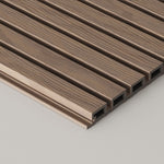 Exterior Wood-Look Composite Slat Panels