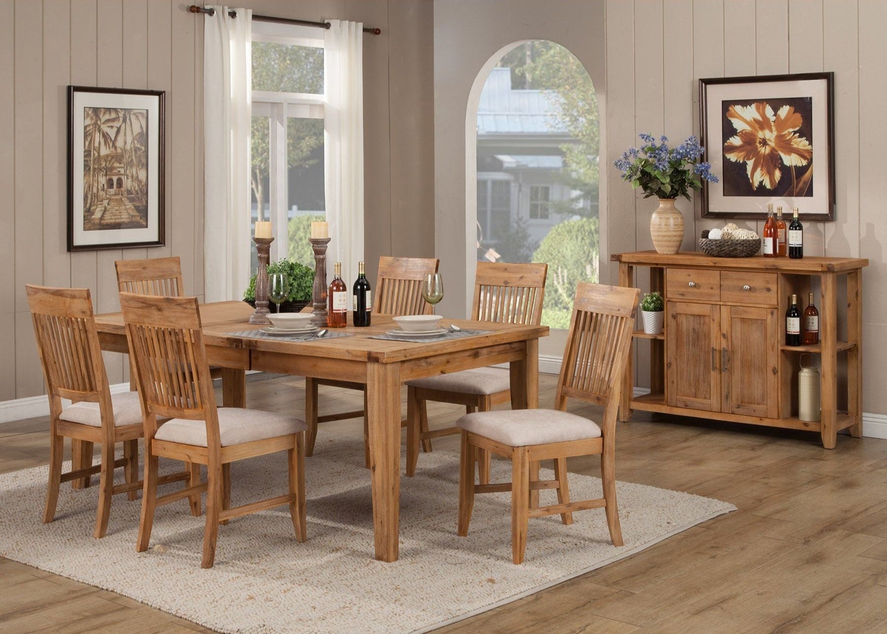 Aspen Side Chairs, Antique Natural