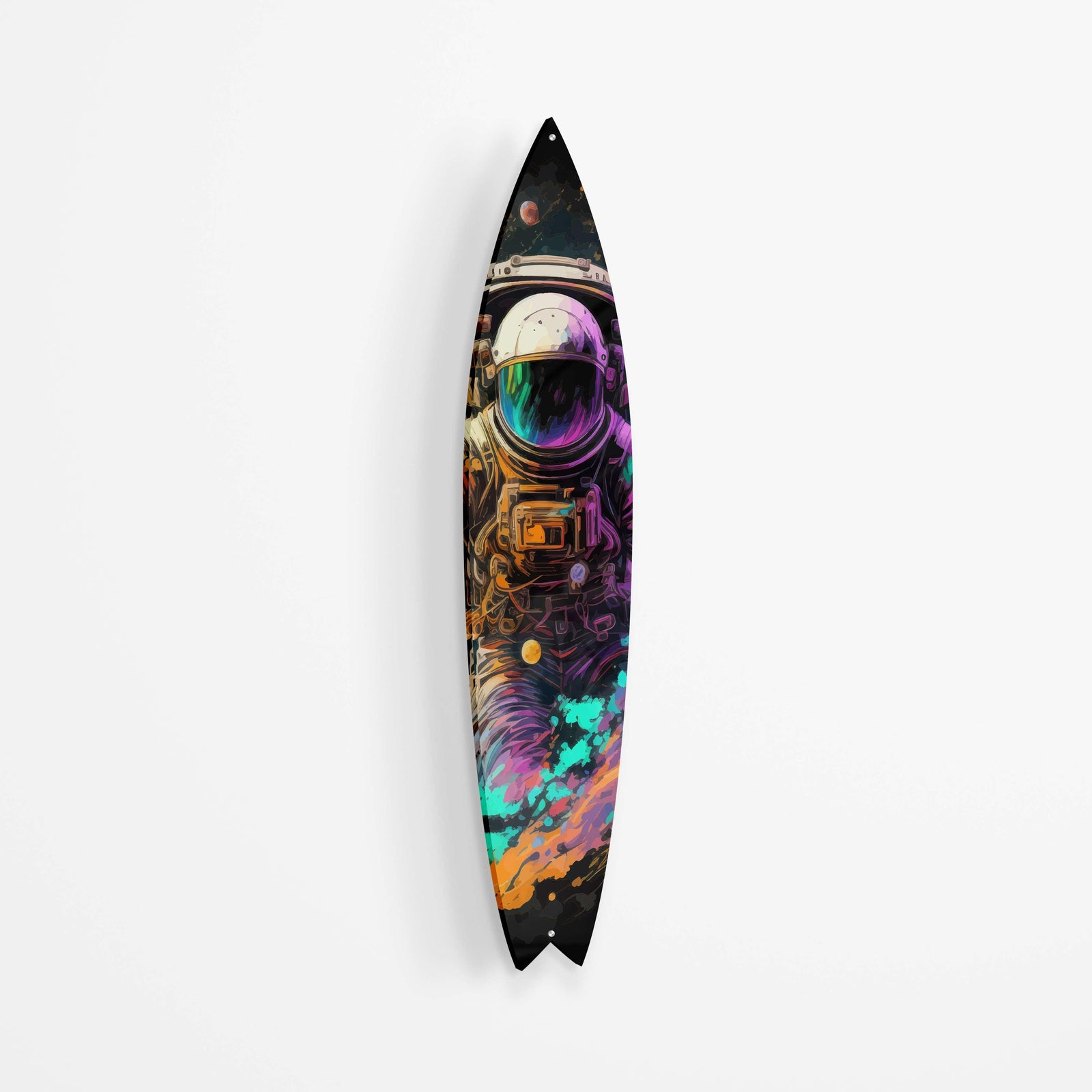 Astronaut Psychadelic Acrylic Surfboard Wall Art