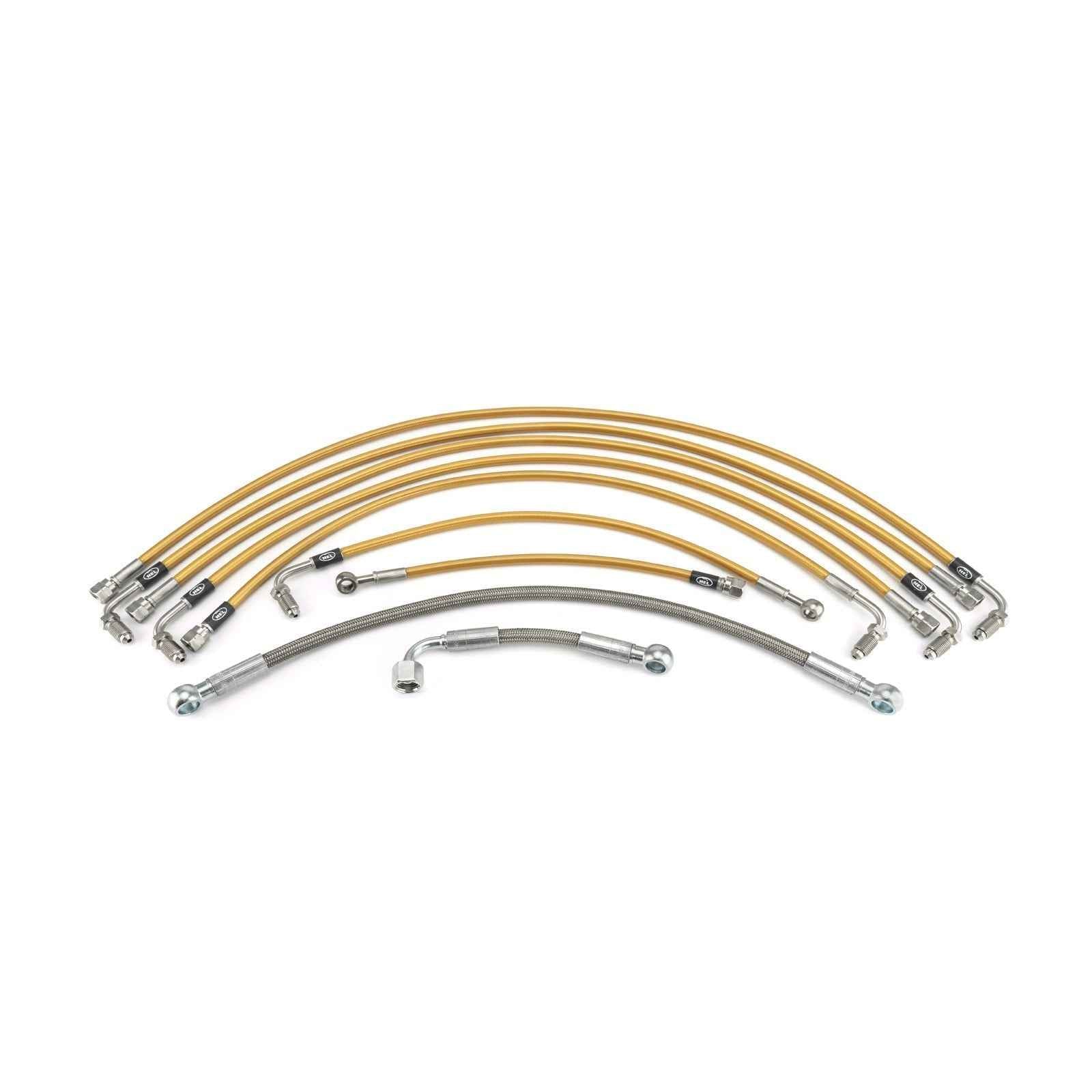 HEL Performance Fuel Injector Lines for Audi 80 B4 2.3 E 10V NG 1991-1996, Stainless Steel Braided