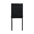 Furniture 5 Piece Metal Dinette Set with Faux Marble Top - Black