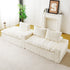 Modular Sofa, Convertible Twin Seat With Chaise Lounge