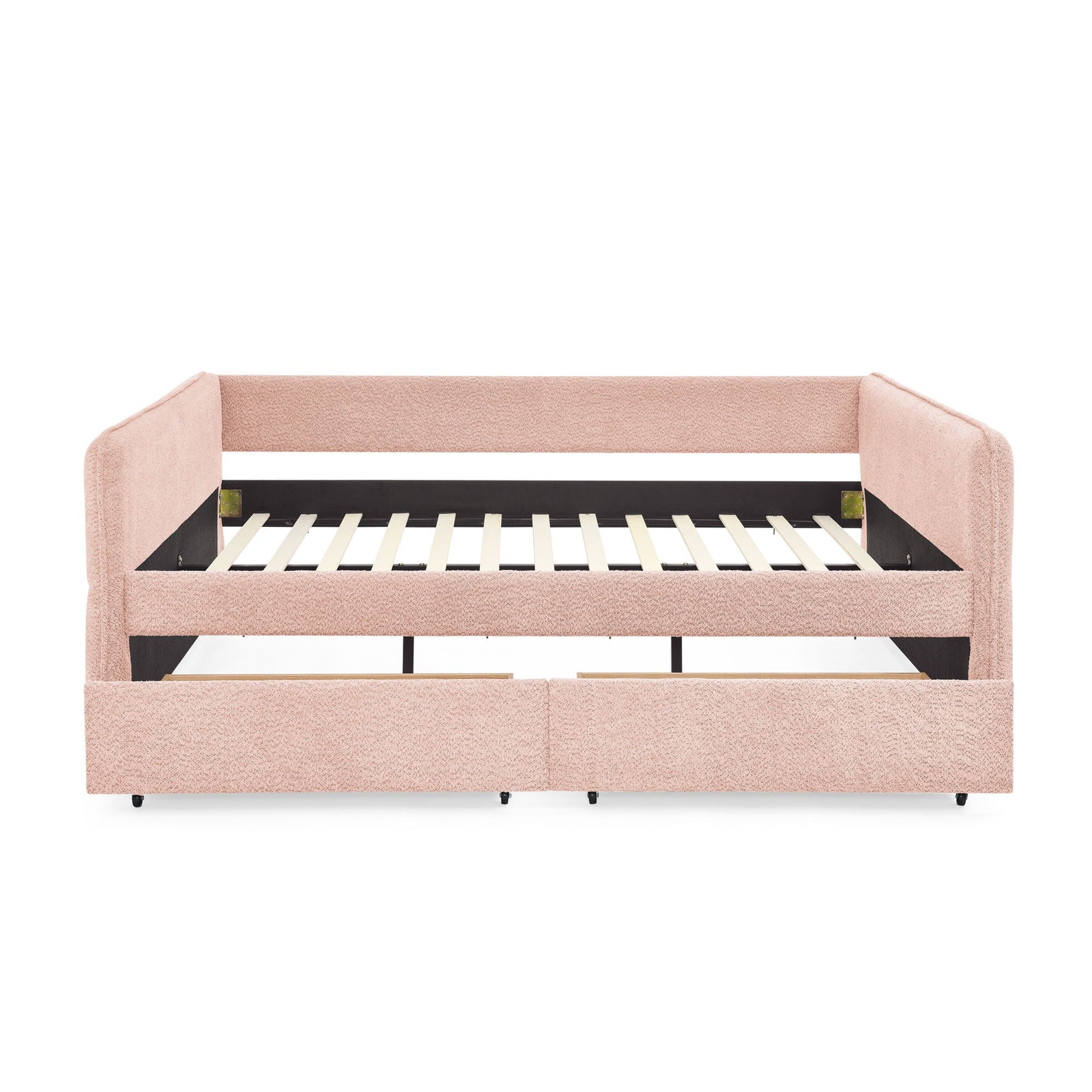 Upholstered Daybed & 2 Drawers