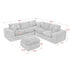Sectional Sofa With Moveable Ottoman