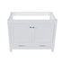 42" Bathroom Vanity Base With Doors And Drawer - White