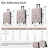 GigaTech 5-Piece PC+ABS Hardside Luggage Set