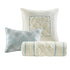 7 Piece Tufted Comforter Set - Seafoam King