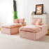 Double Chaise Lounge With Full Compressed Sponge