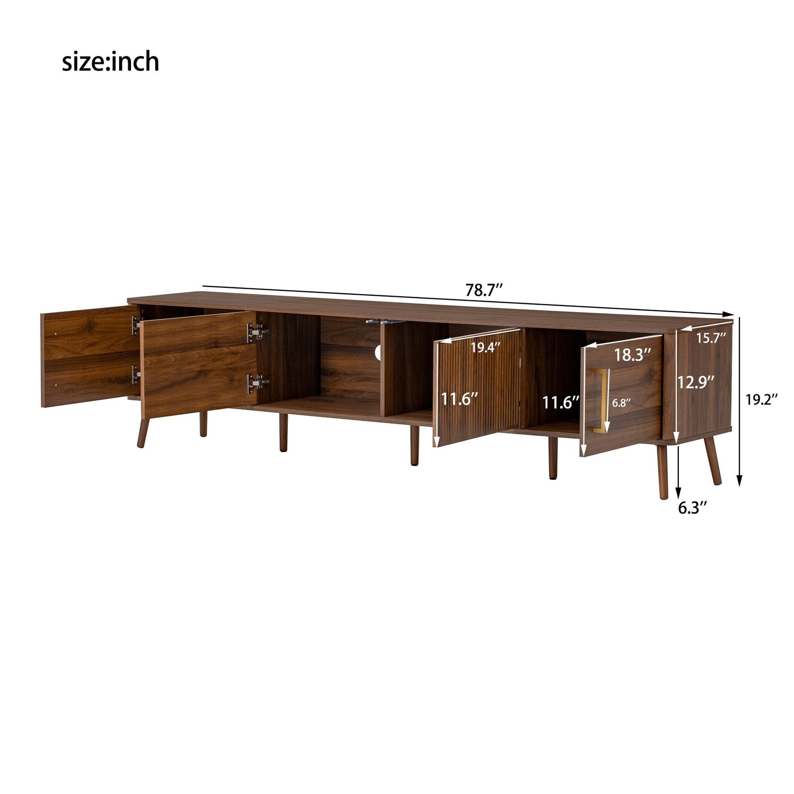 TV Stand For TVs Up To 85