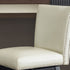 Upholstered Swivel Bar Stools High Back (Set of 2) - Cream White