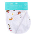 Gift Set: Maryland Baby Muslin Swaddle Blanket and Burp Cloth/Bib Combo Newborn Essentials for Feeding and Comfort