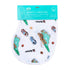 Gift Set: North Carolina Baby Muslin Swaddle Blanket and Burp Cloth/Bib Combo Soft Breathable Bamboo Cotton