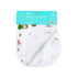 Gift Set: Massachusetts Floral Baby Muslin Swaddle Blanket and Burp Cloth/Bib Combo Baby Shower Essential for Newborn