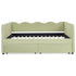 Gingham Daybed With USB Charging Port, Wave-Shaped Design