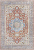 Brown Bagamanoc Medallion Washable Area Rug - Clearance