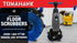 Electric Floor Scrubber Cleaner with 18” Power Mop Brushes Cordless 36V Battery Powered
