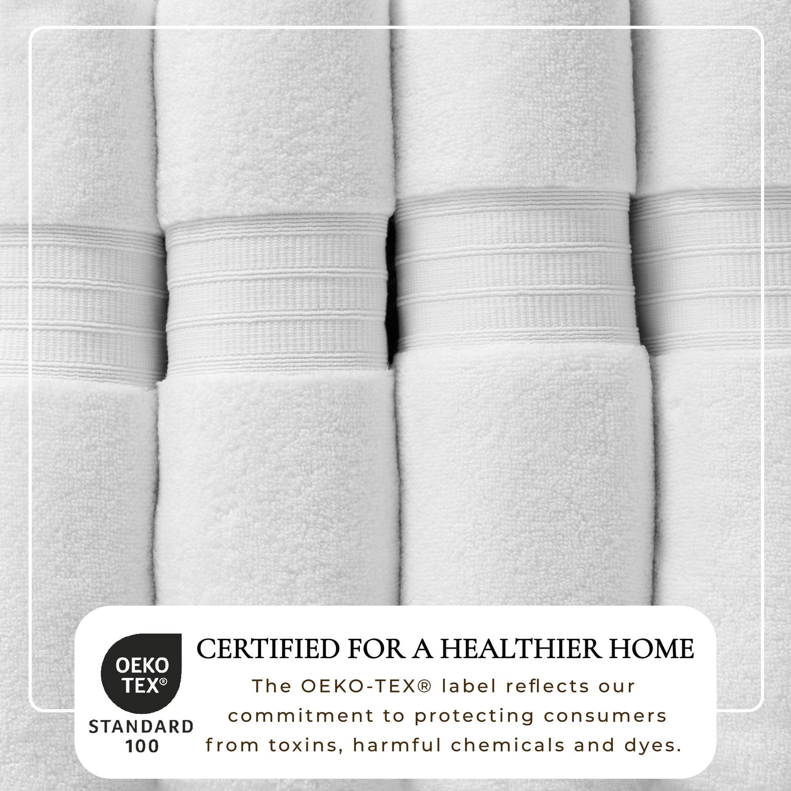 100% Cotton Premium Bath Towel Set - Chiara Collection