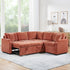 Modern L Shaped Sectional Sofa Bed With Hidden Storage Upholstery