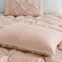 7 Piece Tufted Comforter Set Blush California King