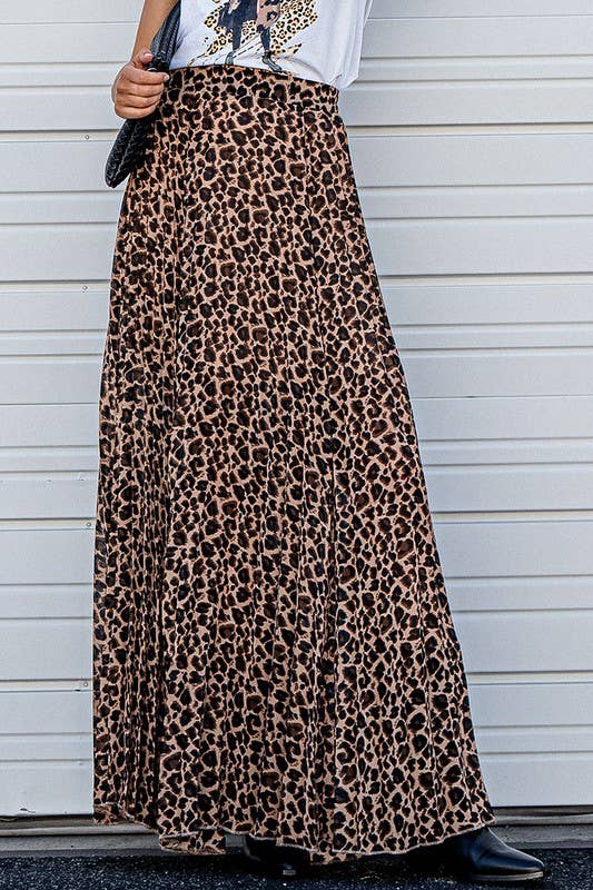 Fierce Flow Leopard Skirt
