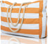 Waterproof Oversized Beach Tote Bag 20L Sandproof Zip Travel Carryall