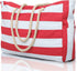 Waterproof Oversized Beach Tote Bag 20L Sandproof Zip Travel Carryall