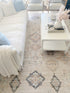 Beige Beckett Vintage Washable Area Rug - Clearance